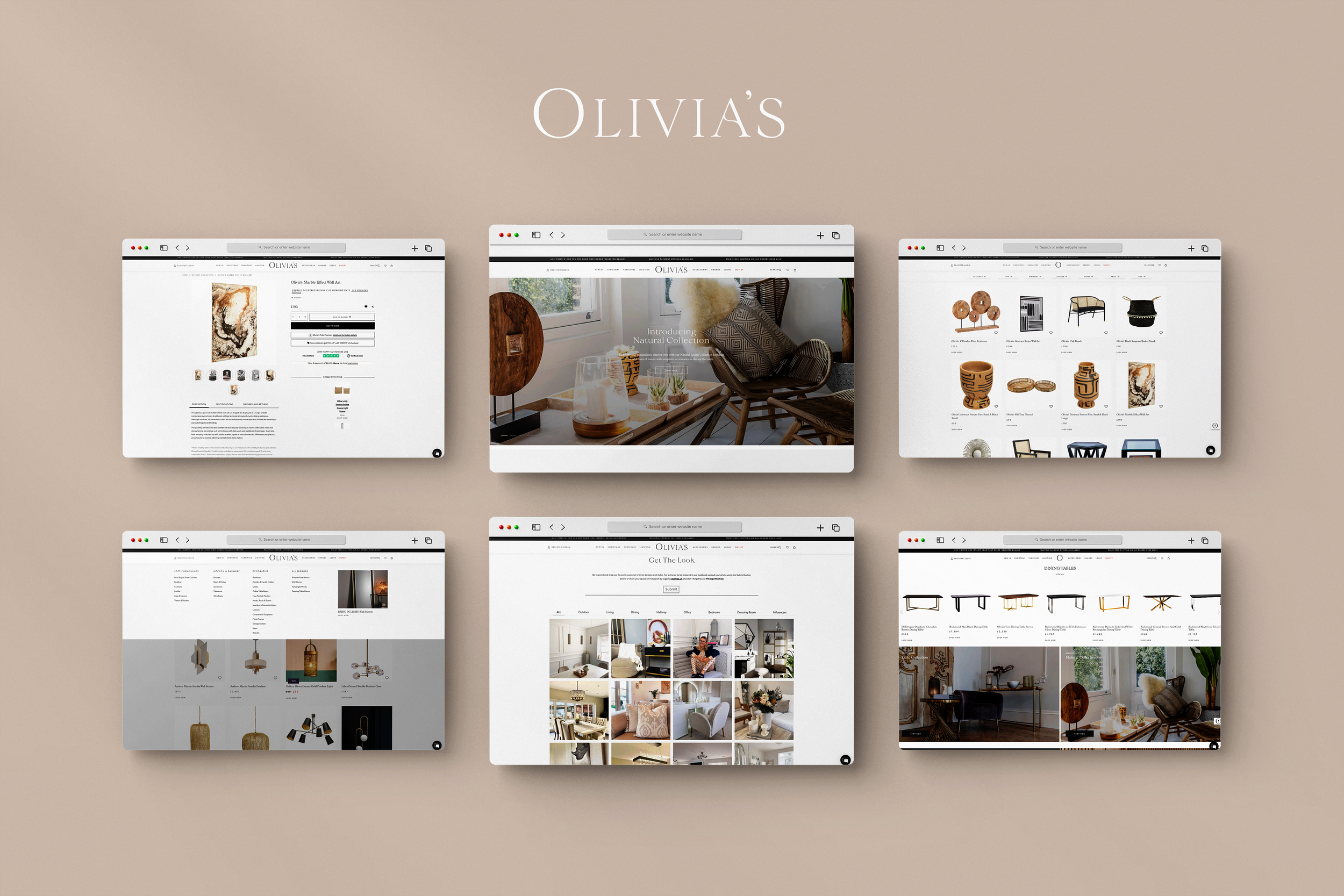 Branding en visuele identiteit voor Olivia's.